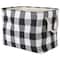 DII® Medium Buffalo Check Polyester Rectangle Bin